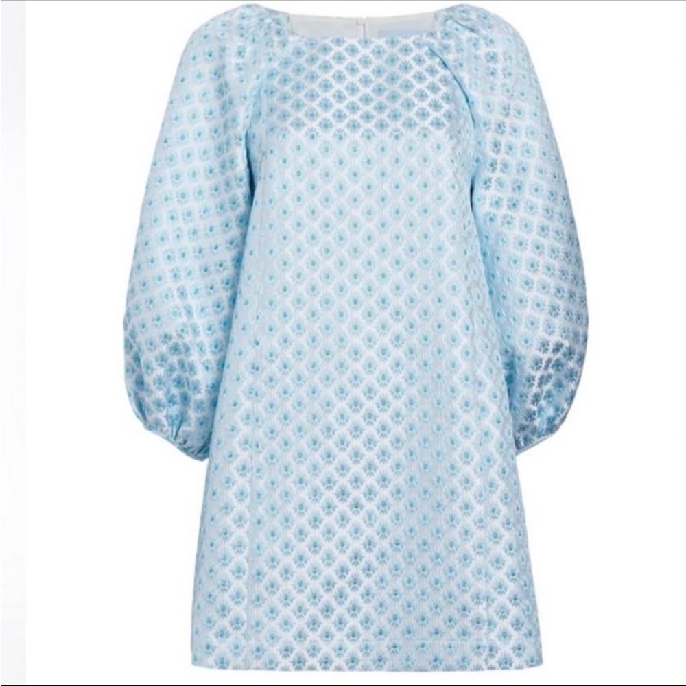 Hill House Araminta Dress in Snowflake Brocade